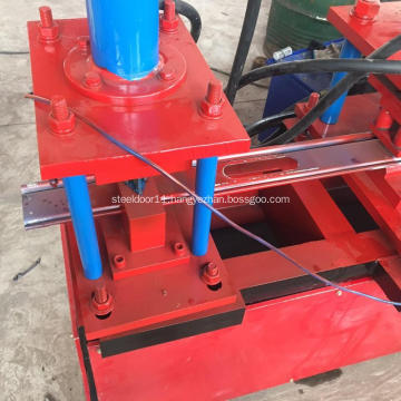 rolling shutter step steel door roll forming machine